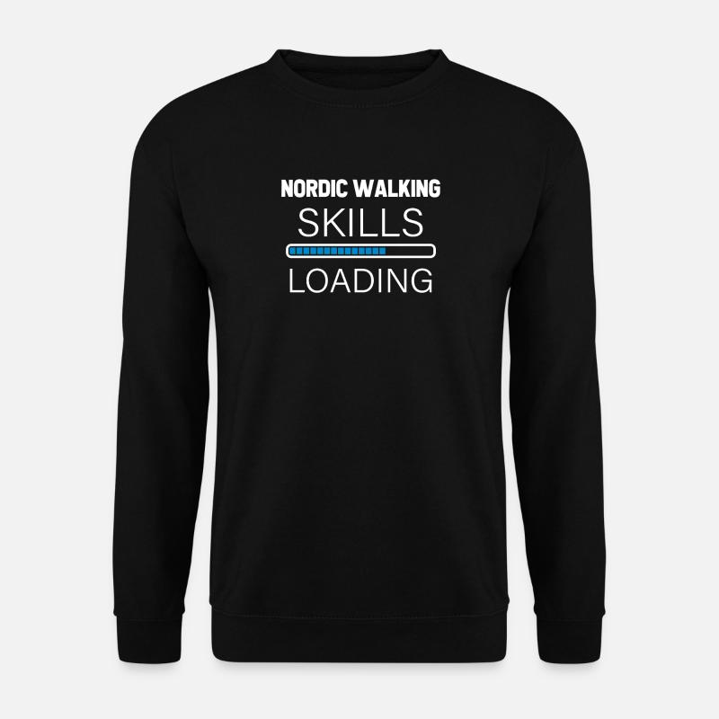 Nordic Walking - Unisex Pullover - Schwarz
