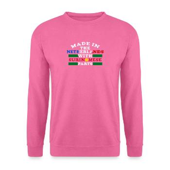 Pays-Bas Pays Suriname Origine - Cadeau - Sweat-shirt Unisexe - rose - Devant