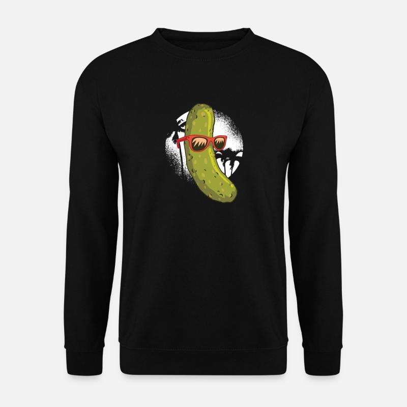 Gurke - Coole Gurke - Unisex Pullover - Schwarz