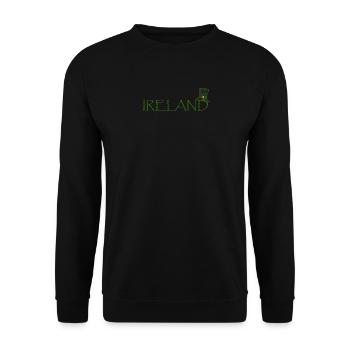 IRLAND - Unisex Pullover - Schwarz - Vorne - Alina (178cm) & Michal (187cm)