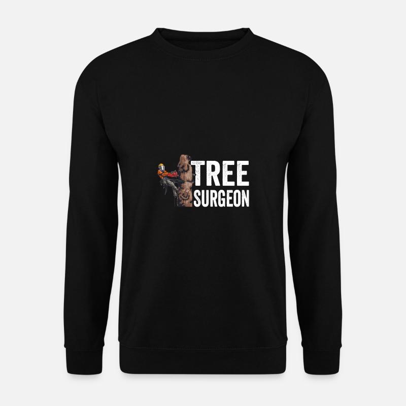 Woodworking Tree Surgeon Lumberjack - Unisex Sweatshirt - black