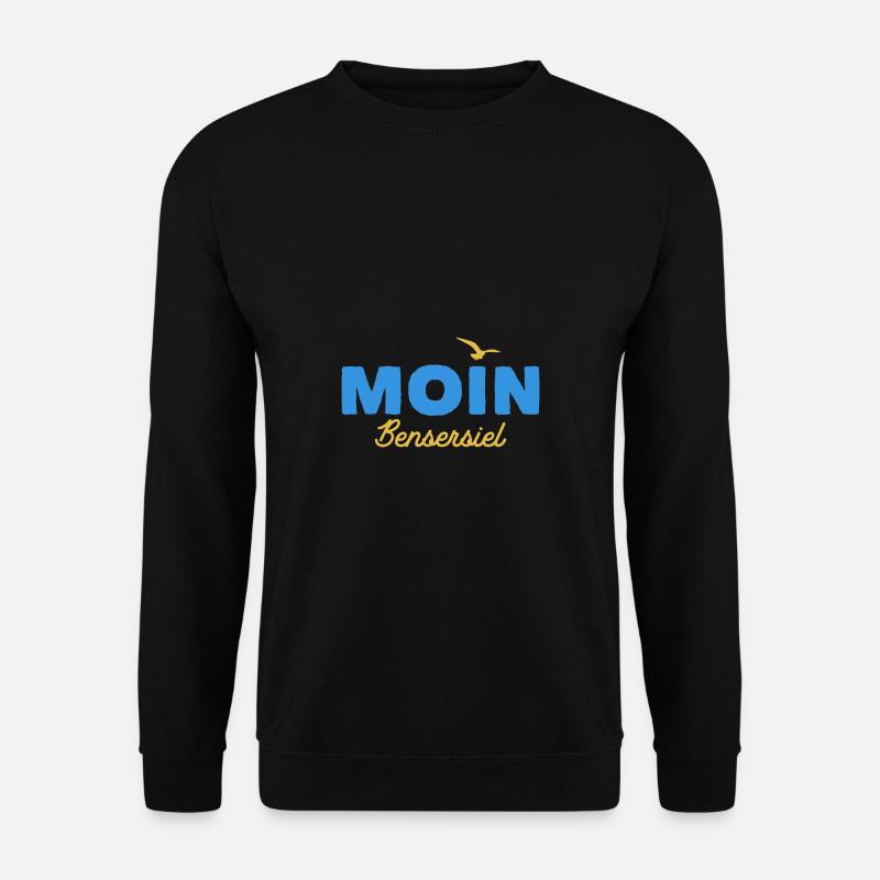 Nordsee Moin Bensersiel - Unisex Pullover - Schwarz