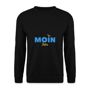 Nordsee Moin Föhr - Unisex Pullover - Schwarz - Vorne - Alina (178cm) & Michal (187cm)