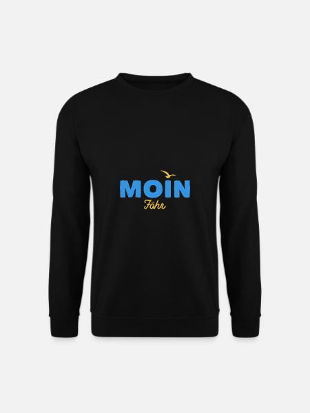 Nordsee Moin Föhr - Unisex Pullover - Schwarz