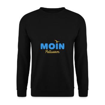 Nordsee Moin Pellworm - Unisex Pullover - Schwarz - Vorne - Alina (178cm) & Michal (187cm)