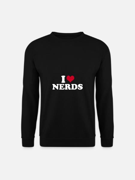 I Love Nerds Nerd - Unisex Sweatshirt - black