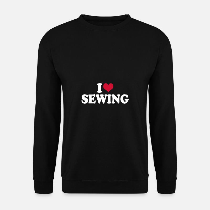I Love Sewing - Unisex Sweatshirt - black
