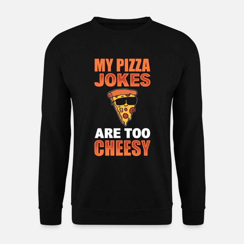 Pizzawitze Pizzabote - Unisex Pullover - Schwarz