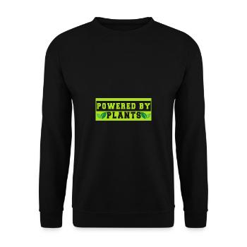 Vegan Fleischlos Tierlieb & Veganer - Unisex Pullover - Schwarz - Vorne - Alina (178cm) & Michal (187cm)