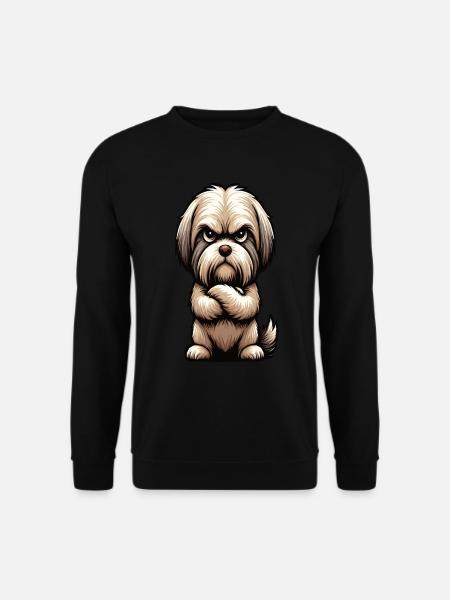 Shih tzu Le propriétaire du Shih tzu Shih tzu est fan de Shih tzu - Sweat-shirt Unisexe - noir