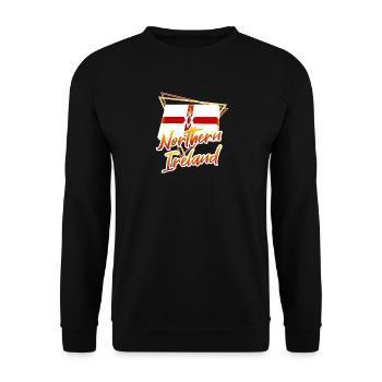 Irlande du Nord - Sweat-shirt Unisexe - noir - Devant - Alina (178cm) & Michal (187cm)