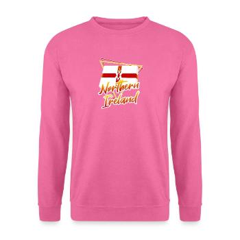 Irlande du Nord - Sweat-shirt Unisexe - rose - Devant