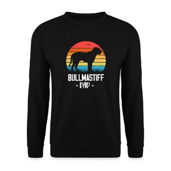 Bullmastiff - Unisex Sweatshirt - black - Front - Alina (178cm) & Michal (187cm)