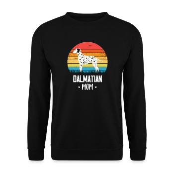 Dalmate - Sweat-shirt Unisexe - noir - Devant - Alina (178cm) & Michal (187cm)
