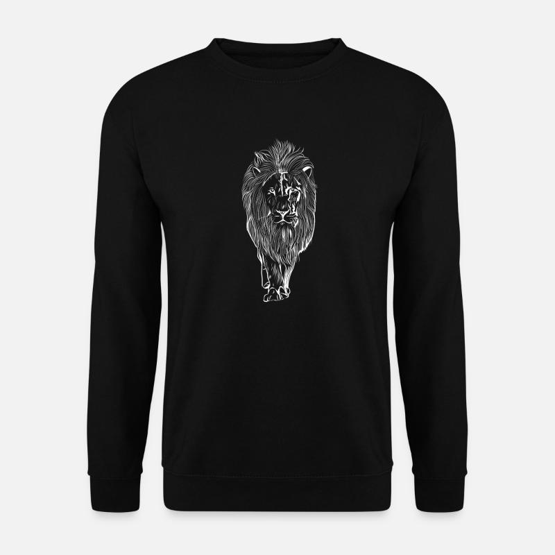 Lion - Unisex Sweatshirt - black