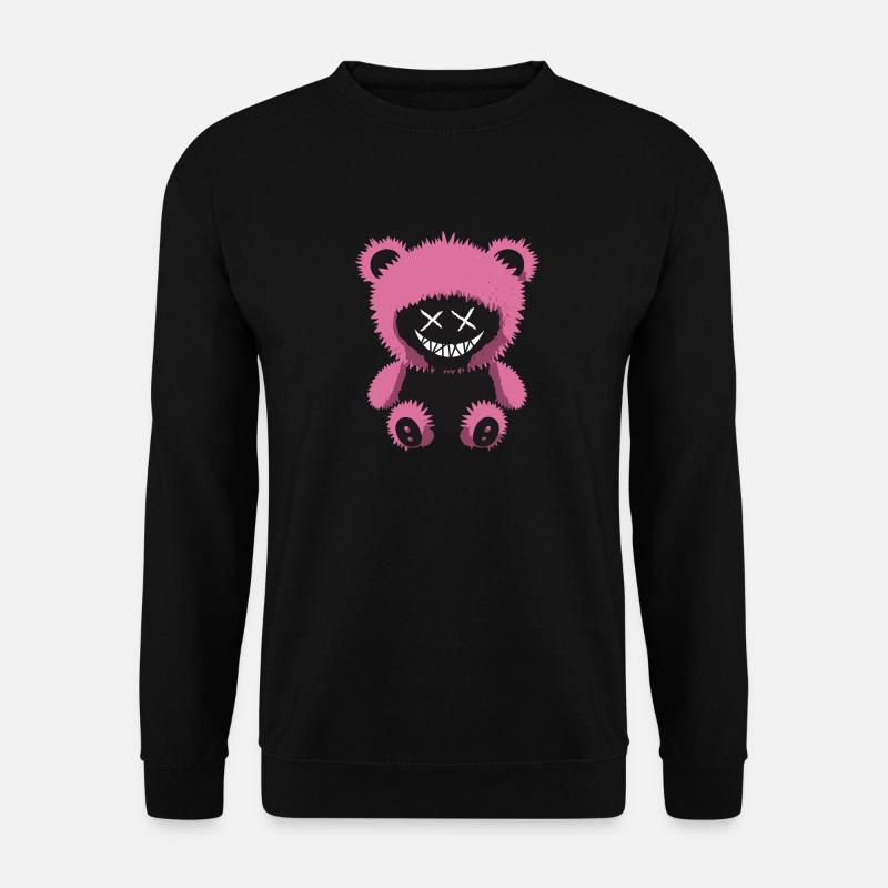Creepy Teddy - Unisex Sweatshirt - black
