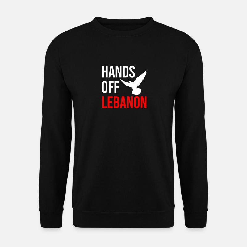 HANDS OFF LEBANON - Unisex Sweatshirt - black