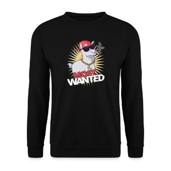 Motif De Lama le plus recherché pour tous les vêtements - Sweat-shirt Unisexe - noir - Devant - Alina (178cm) & Michal (187cm)