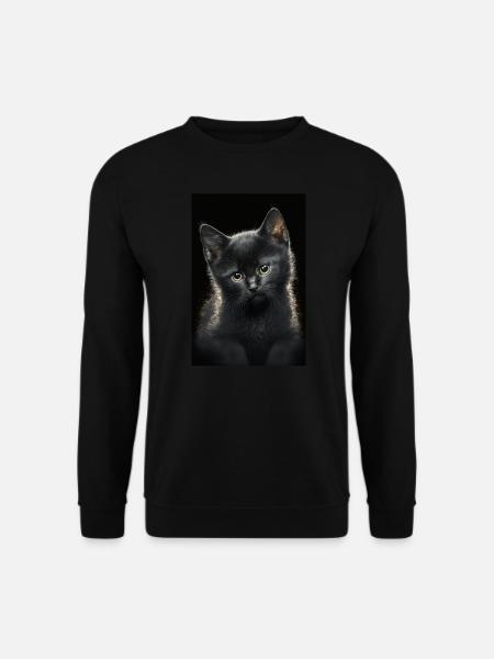 Black kitten - Unisex Sweatshirt - black