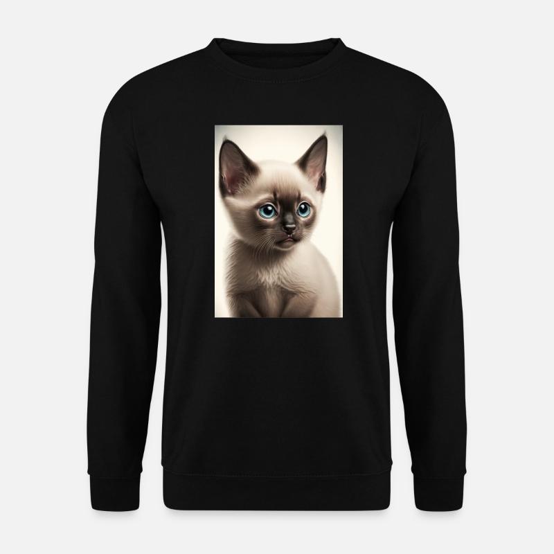 Siamesisk killing - Unisex sweater - sort