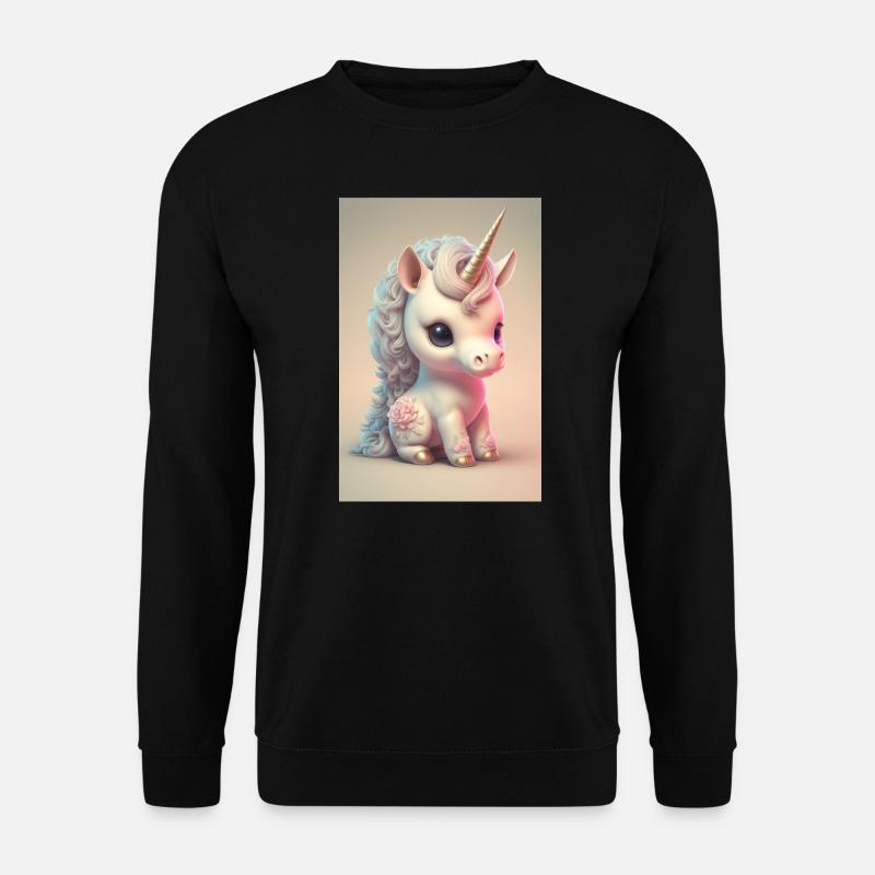 Baby-Einhorn - Unisex Pullover - Schwarz