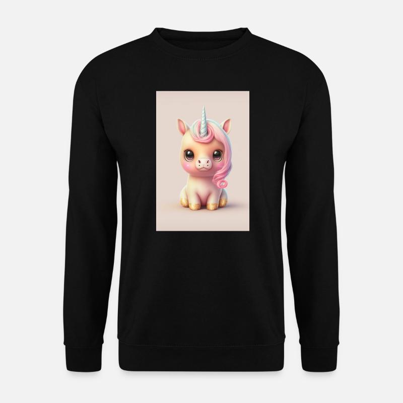 Baby-Einhorn - Unisex Pullover - Schwarz