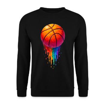 Basket-ball Joueurs de basket-ball Entraîneurs de basket-ball - Sweat-shirt Unisexe - noir - Devant - Alina (178cm) & Michal (187cm)
