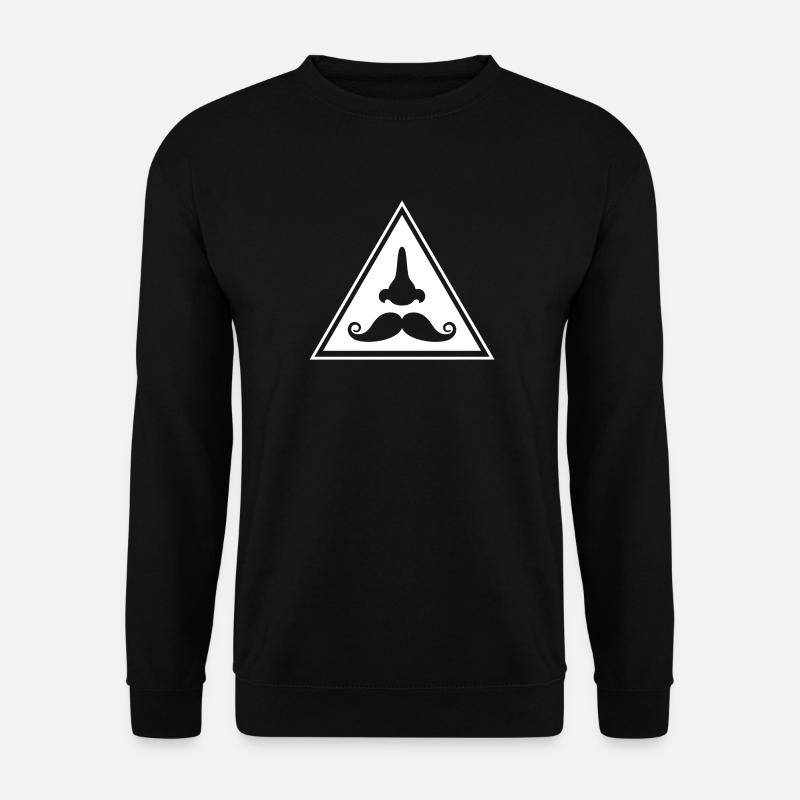 MUSTACHE - Unisex Pullover - Schwarz