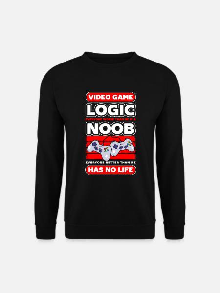 E-Sports Online Computer Geek - Unisex Sweatshirt - black