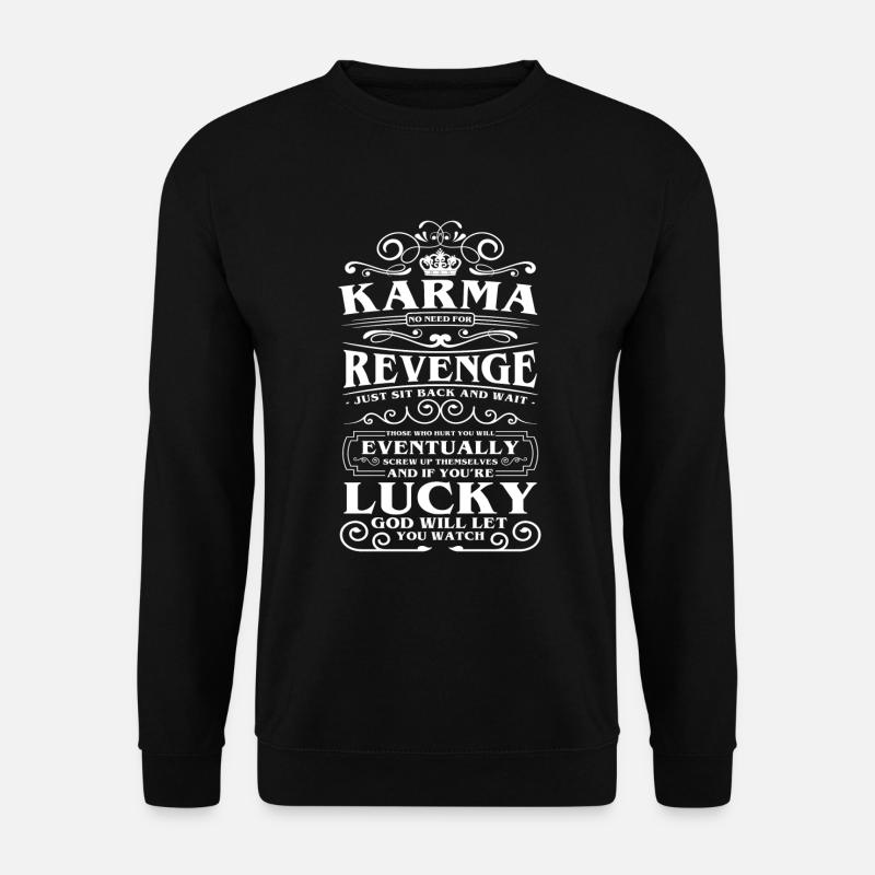 Schicksal Motivation - Unisex Pullover - Schwarz