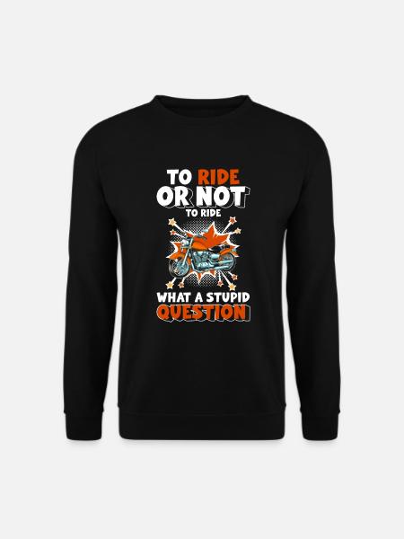 Retro Style Illustration - Unisex Sweatshirt - black