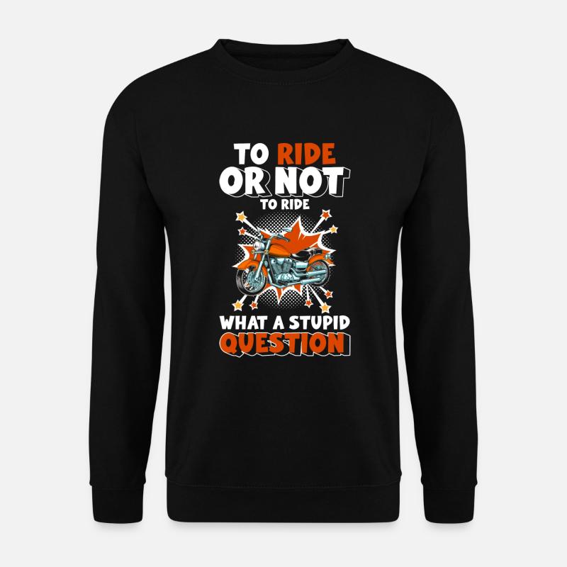 Retro Style Illustration - Unisex Sweatshirt - black