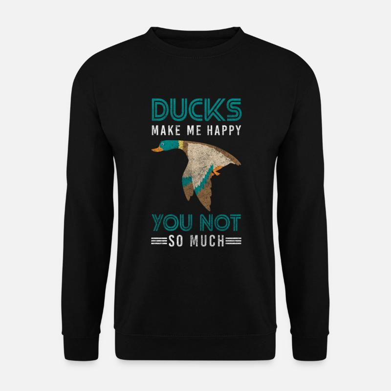 Duckling Rubber Duck Beak Bathing - Unisex Sweatshirt - black