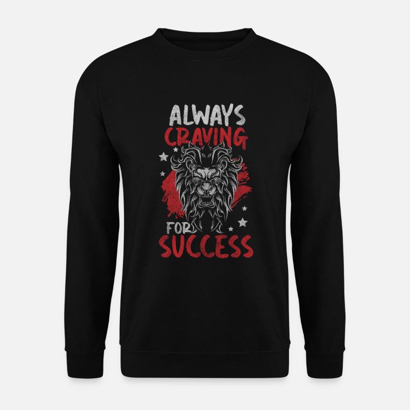 Chasseur de Majesté Lion - Sweat-shirt Unisexe - noir