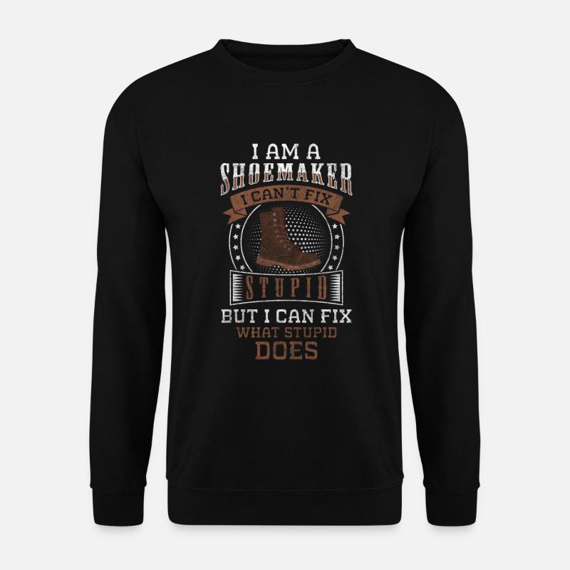 Craft Shoes Leather Boots - Unisex Sweatshirt - black