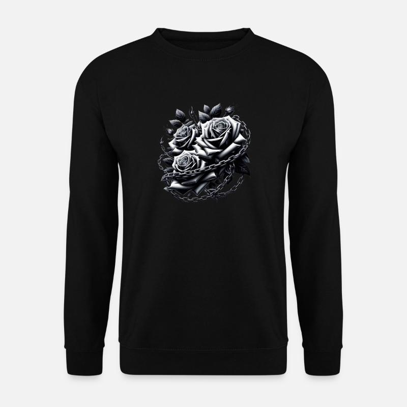 Gothic Roses Illustrations - Unisex Sweatshirt - black