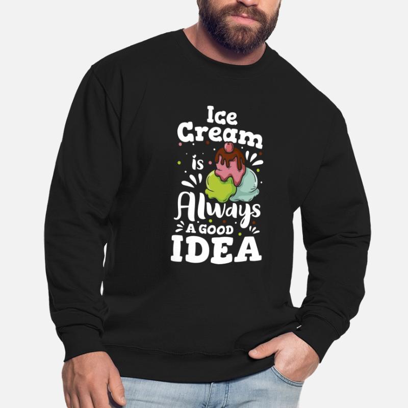 Crème glacée glacier salon snacking cornet de crème glacée Sweat-shirt Unisexe
