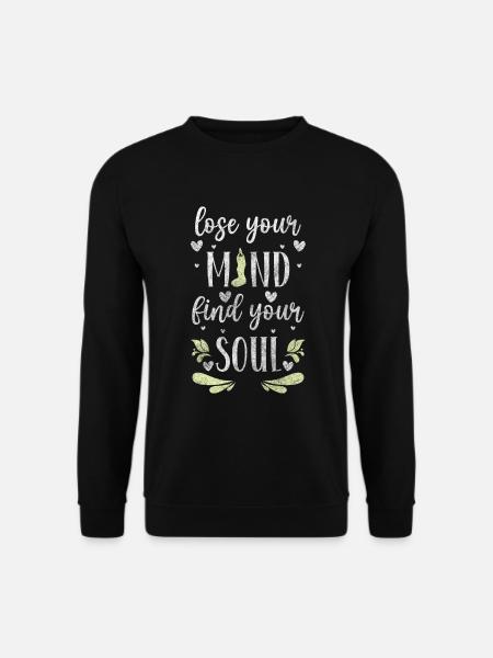 Yoga Enlightenment Mindfulness Om - Unisex Sweatshirt - black