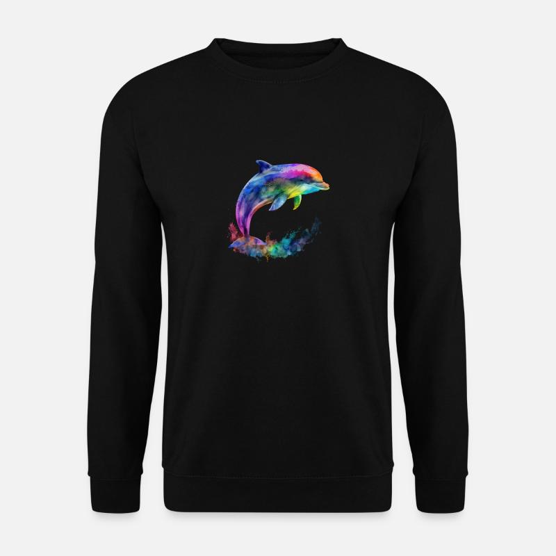 DAUPHIN ORIGINAL - EN COULEURS - Sweat-shirt Unisexe - noir