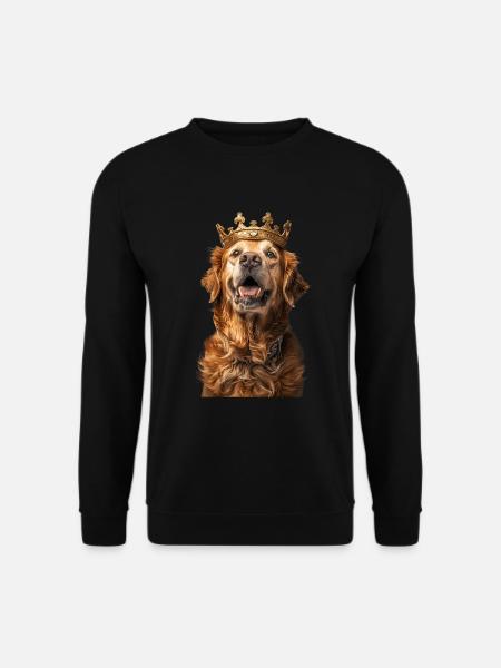 Golden retriever - Sweat-shirt Unisexe - noir
