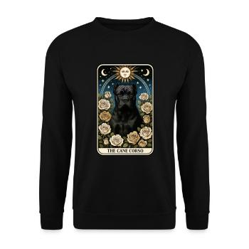 Cane Corso - Unisex Pullover - Schwarz - Vorne - Alina (178cm) & Michal (187cm)