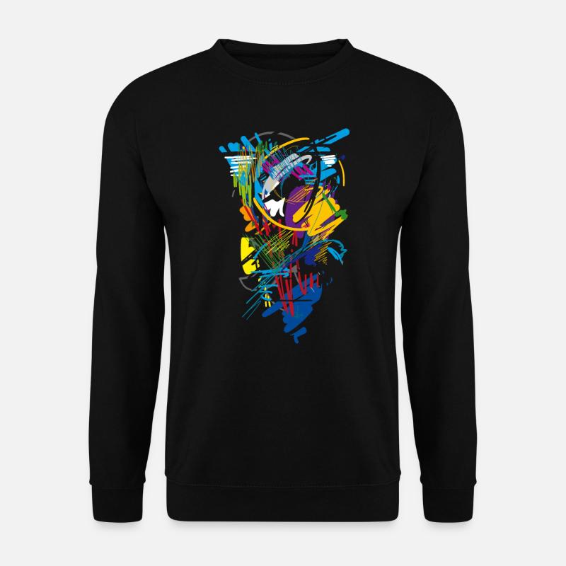 Kunst - Unisex Pullover - Schwarz
