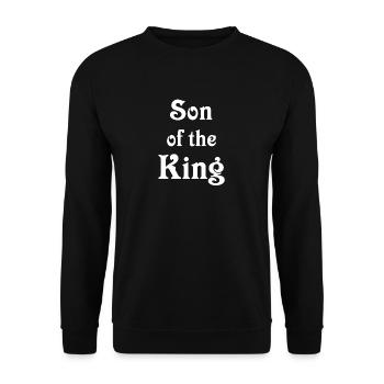 FILS DU ROI - Sweat-shirt Unisexe - noir - Devant - Alina (178cm) & Michal (187cm)