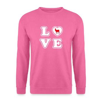 ass - Unisex Sweatshirt - pink - Front