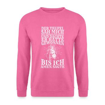 Ritter Tempelritter Kostüm Kreuzritter Mittelalter - Unisex Pullover - Pink - Vorne