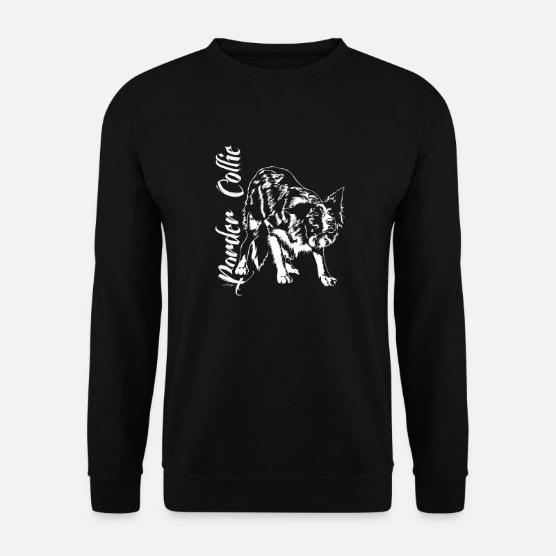 BORDER COLLIE Hütehund Hütehunde Wilsigns Agiltiy - Unisex Pullover - Schwarz