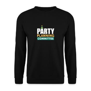 Équipe d'équipe organisatrice du comité de planification de la fête - Sweat-shirt Unisexe - noir - Devant - Alina (178cm) & Michal (187cm)