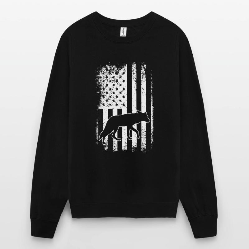 Conception de coyote pour les réacteurs de coyote Sweat-shirt Unisexe