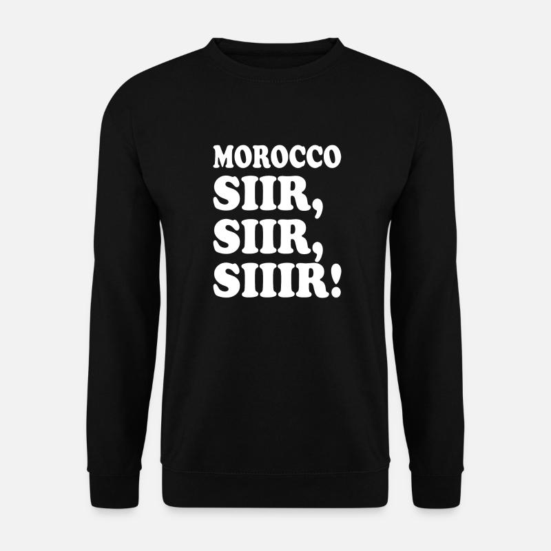 Marokko - Unisex Pullover - Schwarz