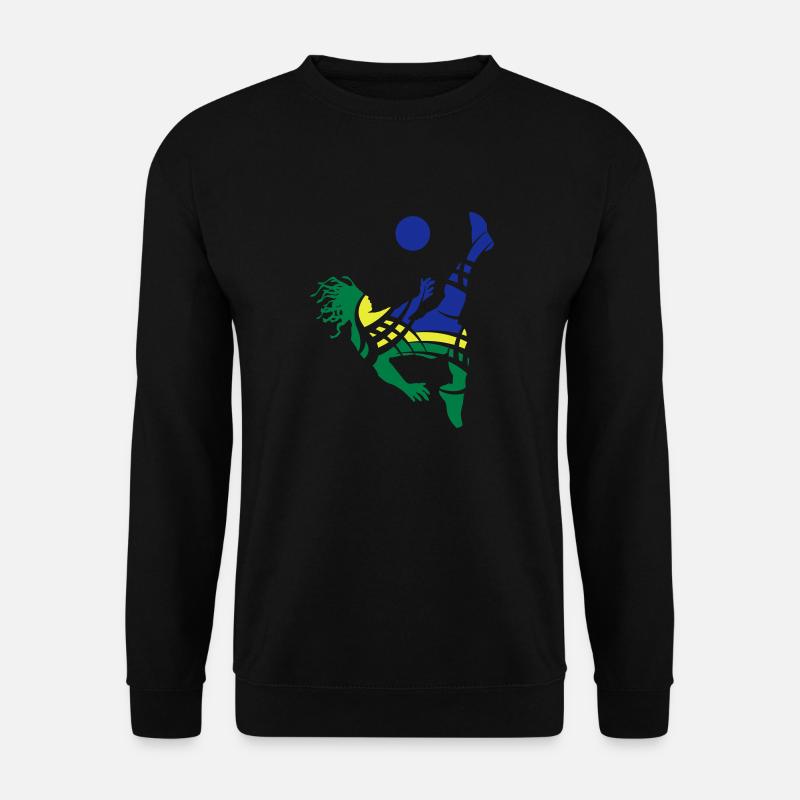 Soccer male de - Unisex Pullover - Schwarz